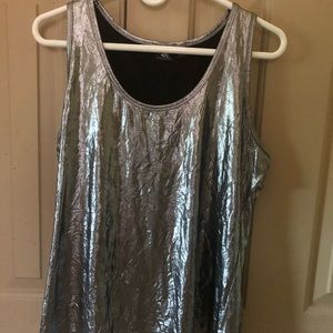Rock and Republic silver tank top